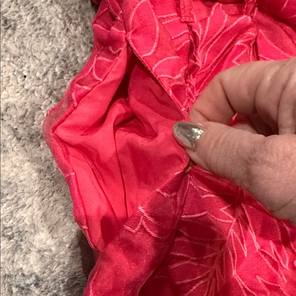 DO+BE Pink Leaf Pattern Shorts - Picture 5 of 5